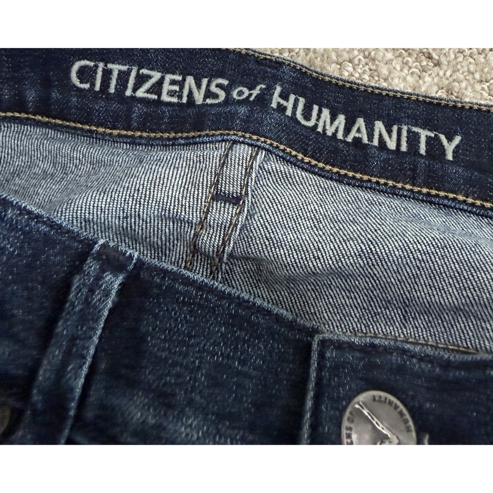 Citizen Of Humanity Amber Medium Rise Bootcut Women's Dark Blue Jeans 27x30 - Picture 8 of 14